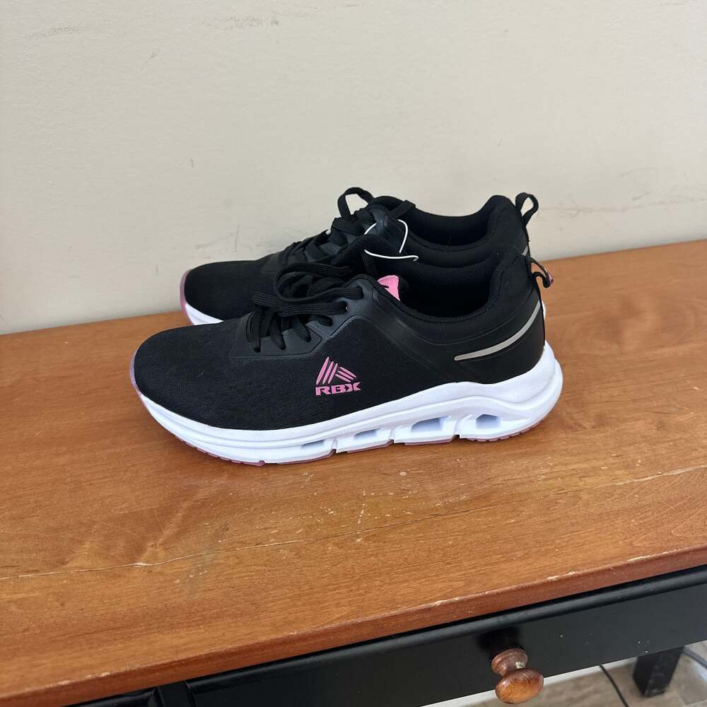 RBX Women's Campo Lightweight Mesh Performance Training Sneakers Black and Pink